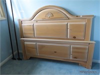 Bleached Pine Bed