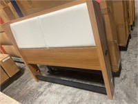 New Maple Wood JSI full size bed headboard
