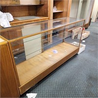 Glass display shelf approx size is 6ft x 22 x 42