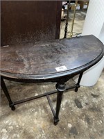 half moon Archie Bunker style table