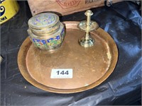 copper and brass items