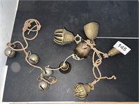 assorted brass bells