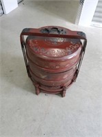 Vintage Chinese Stacking Wedding Dowry Chest