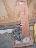 1 Box Tile, 24 Foot Chain & Garden Stakes