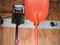 Plastic Scoop & Fiskars Shovel