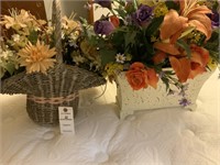 Assorted Faux Flower Arrangements