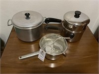 Revere Ware Pot & Steamer, Stockpot, Foodmill
