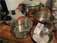 Revere Ware Pot & Pans Set