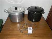 (2) Water Bath Canning Pots