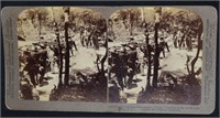Stereoscope 14th Regulars Fighting Pasay 1899
