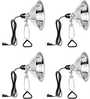 Simple Deluxe Clamp Lamp Light 4pk NO BULBS