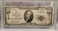 1929 Boonville, IN $10 Bill