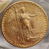 1925-S $20 St. Gauden’s Gold Coin