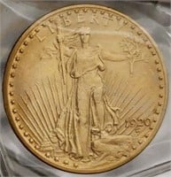 1920 $20 St. Gauden’s Gold Coin