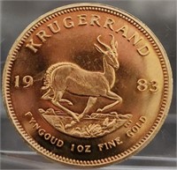1983 1-Ounce Gold Krugerrand