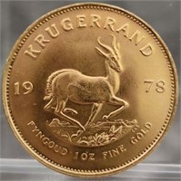 1978 1-Ounce Gold Krugerrand