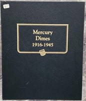 Book of 77 Mercury Dimes