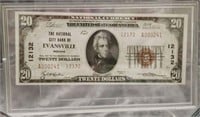 1929 Evansville, IN $20 Bill