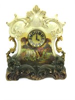 Antique Ceramic Mantel Clock