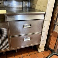 Industrial Prep Table with Drawers