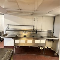 Industrial Sink and Shelving