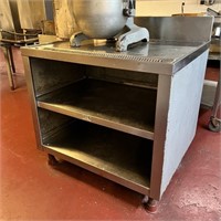 Mc Cloud's Food Service Table - Mixer Not Included