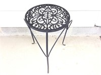 Laser Cut Metal Accent Table