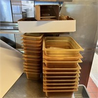 Plastic Food Pans, Lids