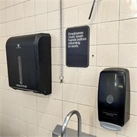 Paper Towel Dispenser, Soap Dispenser, Employee Si