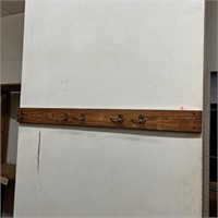 Coat Hook Rack - Will Need Removed From Wall
