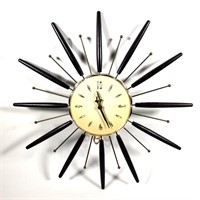 Mid Century Roberts Starburst Clock