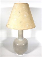 Mid Century Spun Ceramic Lamp