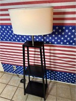 Tall Standing Lamp with Shelves