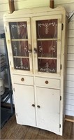Vintage White Kitchen Cabinet