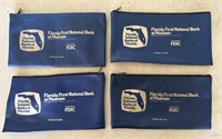 4 Blue Florida First National Bank of Madison Bags