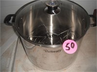 VictoriO Stainless Steel Kettle w/Lid