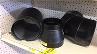 (5) 8" STOVE PIPE FITTINGS