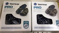 (2) SETS OF YAKTRAXS TRACTION FOOTWEAR, SMALL
