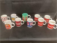 10 Coca Cola Coffee Mugs