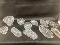 Crystal Bowls,Butter Dishes and More