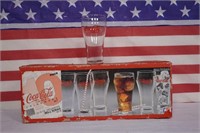 1980s Coca-Cola Glassware set