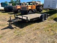 2017 C&B Flatbed Trailer 16x80" with Ramps