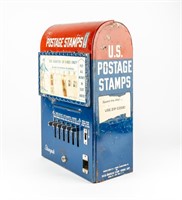 Vintage US Postage Coin op Stamp Dispenser Box