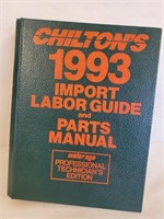 Chilton's 1989-1993 Labor Guide & Parts Manual