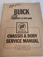 1982 Buick Chassis & Body Service Manual