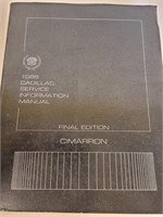 1986 Cadillac Service Information Manual