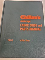 Chilton's 1974 Labor Guide & Parts Manual
