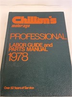 Chilton's 1978 Labor Guide & Parts Manual