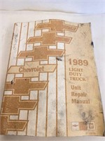 1989 Chevy Light Duty Truck Unit Repair Manual