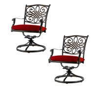 Set of 2 Traditions Swivel Rockers with Cushions